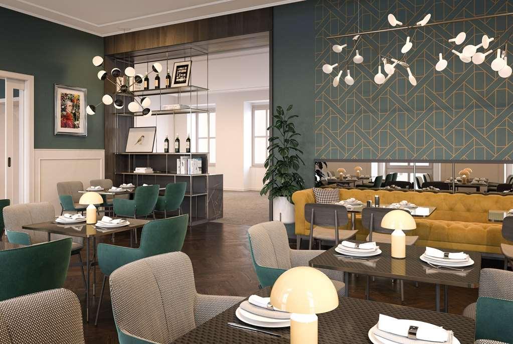 Hyperion Hotel Salzburg Restoran foto Interior design of a restaurant
